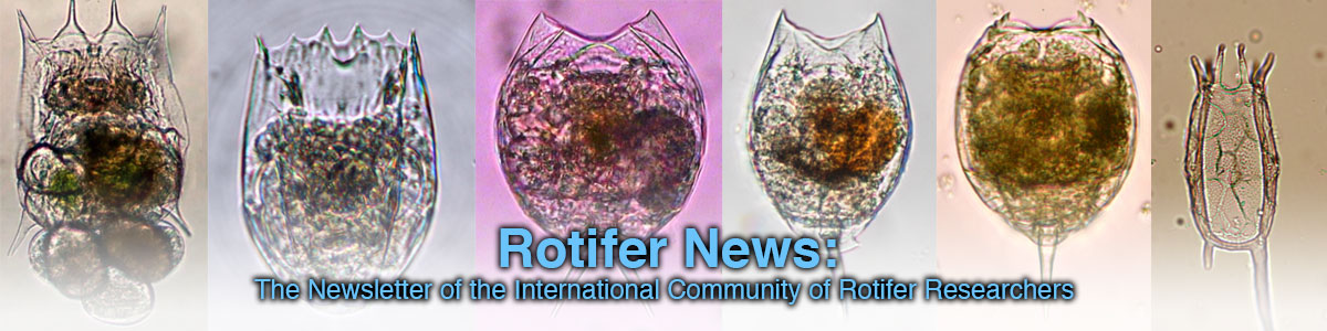 Rotifer News: The Newsletter of the International Community of Rotifer Researchers